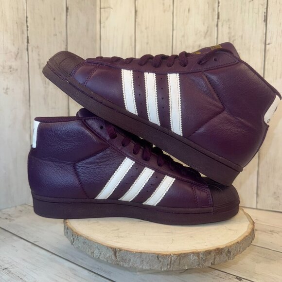 Adidas Pro Model Shoes Boys Sz 5.5 Basketball AC8108 Red Night Sneakers - Picture 7 of 8